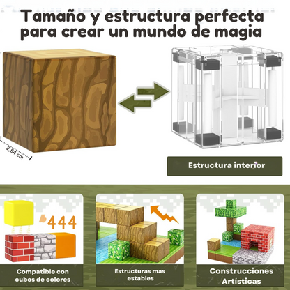 Bloques de construcción magnéticos 100 piezas